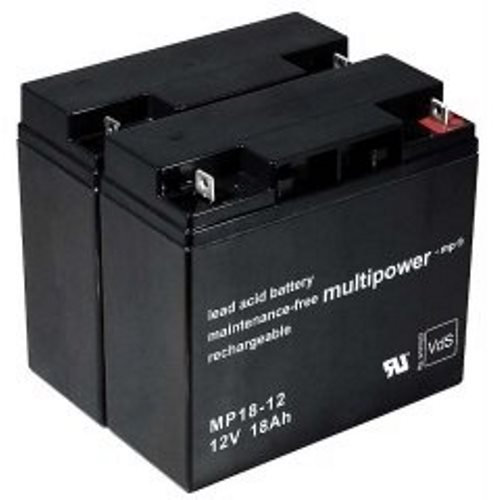 Heib Batteria di qualità – Batteria per UPS APC Smart-UPS SMT1500I – Lead-Acid – PB – 2 x 12 V – 18 Ah