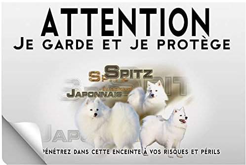 Stick Attention au chien spitz Japonais