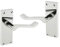 HANDLESTORE Victorian Scroll Latch Door Handles - Polished Chrome (1 Pack)