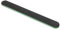 Kumi Straight Black Cushioned Nail File - 100/180 Grit 6 Pack, Durable Silicon Carbide for Acrylic & Natural Nails