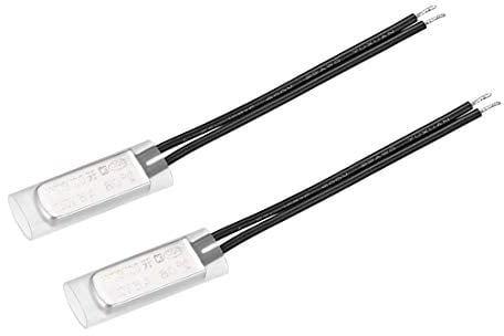 KSD9700 Thermostat, 80 °C, normal offen, Thermoschalter, N.O 5A, Metall, zweifarbig, Temperaturregler, 2 Stück
