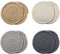 Mogokoyo 8 Stück Handgemachte Untersetzer Gläser Set aus Baumwolle, Abwaschbar Verschleißfest Cup Mats Table Deko (Mischen)