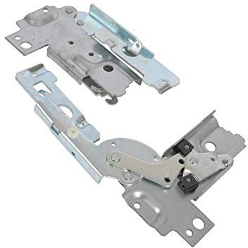 sparefixd Door Hinge Kit Left & Right to Fit Zanussi Dishwasher