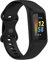 BoLuo Smart Watch Strap for Fitbit Charge 5/4/3, Sport Silicone Band, Black, 286mm (L) x 26mm (W), Replacement Wristband