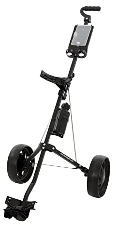 Ben Sayers Unisex Two-wheel Two Wheel Trolley, Black, One Size UK