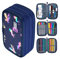 Goldkids St. Right XXL Federtasche Federmappe Federmäppchen 46-teilig gefüllte Schüleretui 3-stöckig 19 x 13 x 7 cm inkl. Hausaufgabenheft Holo Unicorns Einhorn