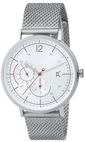 CBN.3021 Pierre Cardin Herrenuhr, Silber, Armband