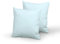 Pizuna Luxuriöser Soft-Satin 2er Pack Kissenbezug 65 x 65 cm Baby Blau, 400 Fadenzahl Baumwolle Quadratisch Kissenbezüge, 100% Langstapel Baumwolle Kissenbezug (Dunkel Blau,65x65 cm)
