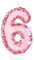 Geburtstagskerzen Zahlen 6, Schmetterling Kerzen Geburtstag, Personalisierte Geburtstagskerzen Kinder, Rosa Tortendeko 6 Geburtstag, Glitzernde Kuchendeko für KinderGeburtstags, Erwachsenen-Jubiläum