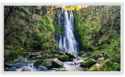 22 inches 24 inches 27 inches 32 inches Large size multi-size digital photo frame Support video and music, slide show Can be wall-mounted, easy to use for the elderly ( Color : White , Size : 32 inch