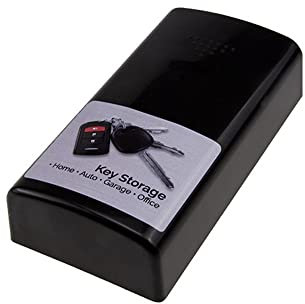 Magnetic Hide Car Key Box Holder,with Strong Magnets,Car Key Safe Hidden Storage Box,Secret Hide a Key Case,Emergency Spare Key Hider Box for Under Car Home House Outdoor Travel