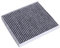 MOTOHIRO Innenraumfilter for Vw Polo 6R 6C 1.0 1.2T 1.4T 1.6T 2010-2019 OEM 6R0819653 Innenraumluftfilter