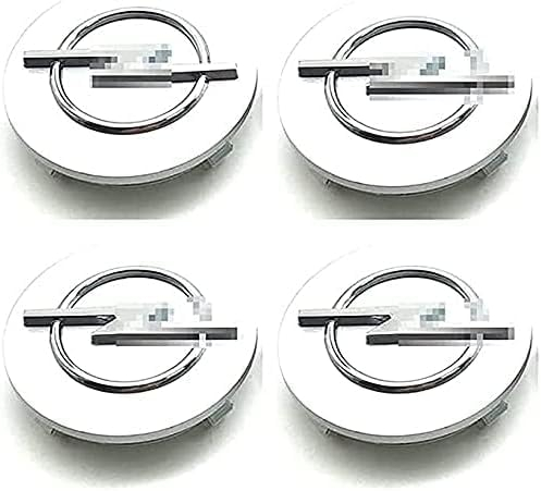 4 Stück Nabendeckel Für Opel Astra H G J Insignia Mokka Zafira Corsa 64MM, Auto Felgendeckel Zubehör, Zierdeckel Emblem Abzeichen Accessoires,A