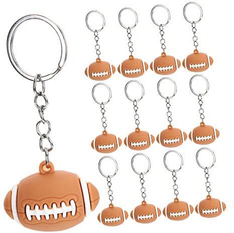 BESPORTBLE 12St Fußball Schlüsselanhänger auto schlüsselanhänger Ringe kleinigkeiten car keychain Spielzeug Auto Schlüsselanhänger für Rucksack Sport Schlüsselhalter