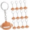 BESPORTBLE 12St Fußball Schlüsselanhänger auto schlüsselanhänger Ringe kleinigkeiten car keychain Spielzeug Auto Schlüsselanhänger für Rucksack Sport Schlüsselhalter