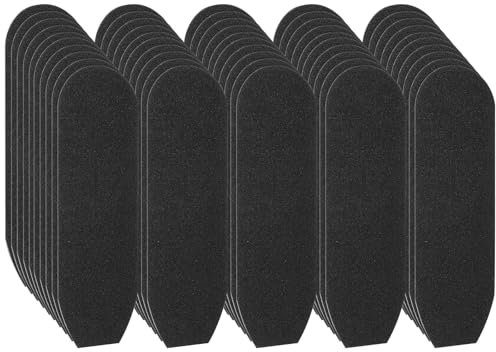 50PCS #180 Pedicure File Refill Pads, Large Foot Files and Callus Remover for Hard Skin Feet Rasp Pedicure Sandpapers Replacement Pads Easy Feet Scrubber for Bath Pedicure Salon