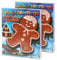 Pertzborn Lebkuchenmann zum Selberdekorieren – 2x 120g essbarer Weihnachtsdeko Spaß mit Nonpareilles – Lebkuchen perfekt als Weihnachten Deko oder Weihnachtsbaumschmuck – Aus Roggen- & Weizenmehl