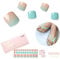 NAILOG Semi Cured Gel Nail Strips, Toe Nail Polish Strips with Glossy Gel Finishing | 32 Pieces Long Lasting Pedi Nail Wrap, New Dawn