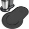 Kamehame Silikon Abtropfmatte Unterlage Kompatibel mit Soda Stream Crystal Silikonmatte Abtropfschale Zubehör Tropfmatte, Wassersprudler Wasserdicht und rutschfest, Schwarz