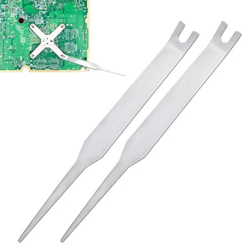 2 Piezas Extracción De Abrazadera X, X-Clamp Herramienta De Extracción, Herramienta De Extracción De Placa Base,para Desmontar La Placa Base Del Cuaderno y La Consola, Reparar Accesorios, Plateado
