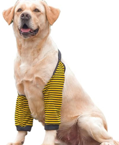 Ellbogenschoner für Hunde, 1 Stück Hund Recovery Sleeve für Vorderbeine, Ellenbogenbandage Ellbogenschoner für Kleine, Mittelgroße und Große Hunde（XXL)