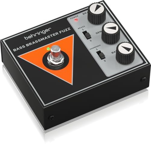 Behringer Bass Brass Master Fuzz Bass-Effektpedal für Low-End Distortion