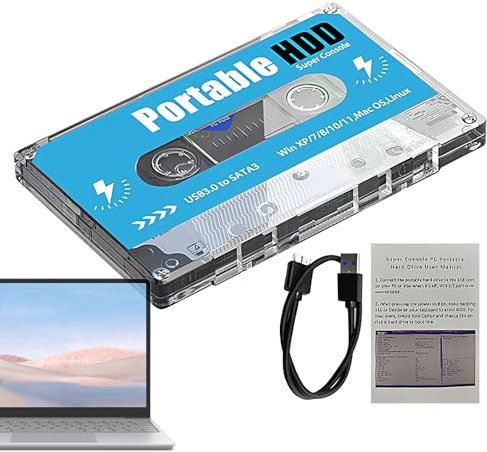 Consola Vault - Estación Arcade clásica, Listo Listo | Salida de Alta claridad, Caja de Juegos de televisión, compañero de Lectura portátil, Dispositivo emulador Compacto, Controlador