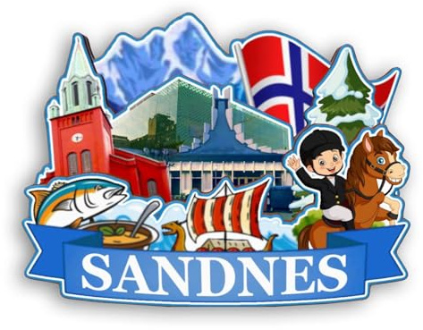Quwsne Refrigerator Magnet Sandnes Norway Fridge Magnet City Travel Souvenirs Tourist Gifts 3D Classic Landmarks Handmade Crafts Home Decoration -2285