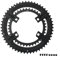 Compatibilidad de plato doble para bicicletas de carretera AL7075, incluye anillos de dientes de 50 y 34 (50-34T)