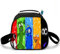Bolsa de almuerzo de anime arcoíris con llavero, bonita lonchera portátil con aislamiento, bolsa térmica para adolescentes y estudiantes (B)