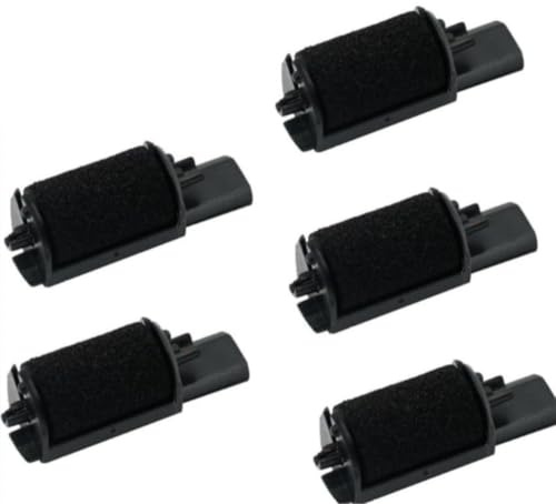 6 stücke IR40T IR-40T IR40 IR-40 Farbroller Kompatibles Druckerband Passend for Casio FR 2550 2500 HR100 HR150 HR7 HR8 HR16 Ersatzteile für Drucker und Kopierer(IR40 Black)