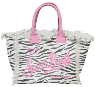 Saint Barth Mc2 Donna Borsa A Mano VANI001 Cotone Rosa Taglia Unica