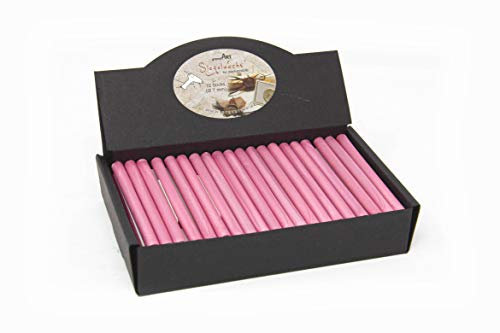 gravurART Siegelwachs flexibel für Siegelpistole - Rosé Perl. - Briefe und Einladungen versiegeln mit Stempelwachs für Siegelstempel, 72 Sticks - 7mm
