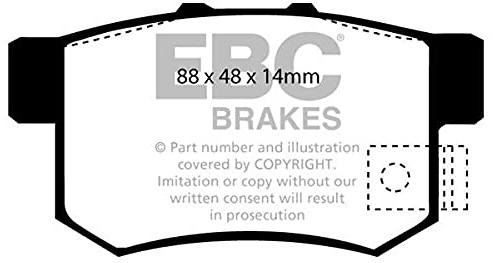 EBC Brakes DP6781/2 Greenstuff Bremsbeläge