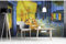 Vlies Fototapete CAFÉTERASSE VON VINCENT VAN GOGH 375 x 250 cm | Vliestapete - Wandtapete inklusive Kleister | PREMIUM VLIES QUALITÄT