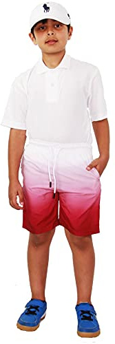 A2Z 4 Kids Boys Cotton Shorts Summer - Shorts 450 Wine 9-10