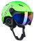 Black Crevice Skihelm Vail mit Visier, neon grün, M (55-58 cm)…