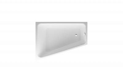 BetteSpace L Eck-Badewanne, 170x130cm, 1132, 1 Rückenschräge, Weiss, Einbau Links, Farbe: Weiß - 1132-000