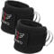 Jayefo Ankle Straps for Cable Machine Attachments - Double D-Ring Gym Ankle Cuff for Kickbacks, Glute Workouts, Abs, Curls, Booty Hip Abductor Exercise for Men and Women | Adjustable One Size Fits All