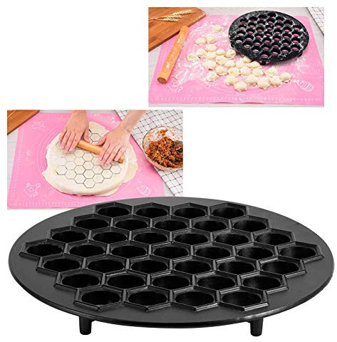 Pelmeni Maker, Teigtaschenfomer aus Aluminiumlegierung, Gulliver Teigform für 37 Pelmeni, DIY Form, Für hausgemachte gefüllte Teigtaschen, Pelmeni, Ravioli, Knödel, Geschenke