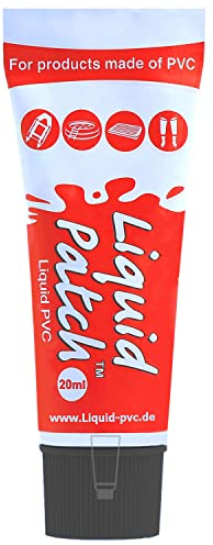 Flüssiges PVC Flicken Reparatur Set Liquid Patch Schlauchboot Kleber Dunkelgrau