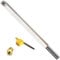 Carbide Tipped Woodturning Tool S15 Carbide Wood Lathe Tool Rougher Made of Stainless Steel with 15 mm Square Carbide Cutter with R150 Face Radius and T20 star tip wrenches