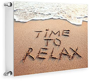 TMK ArtDeko Magnetische Heizkörperverkleidung Modernes Design Einfache Montage 60x60 Magnet Heizkörperabdeckung, Strand Meer