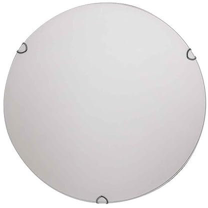 FABRILAMP Plafon de cristal redondo modelo AVIS blanco