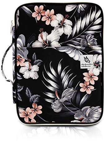 PORRASSO Dokumente Ordner Tasche Multifunktionale Dokumententasche Universale Portfolio Organizer Tasche mit Reißverschluss Oxford Wasserdichte Schreibmappe Fuso White
