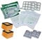 Gecasa kit 30 pezzi kit per vorwerk folletto vk 135 vk136 12 sacchetti 12 profumini 4 filtri griglia 2 filtri hepa