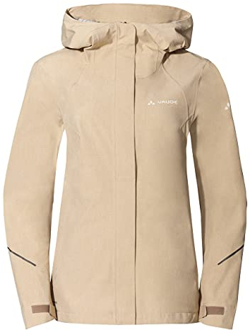 VAUDE Womens Yaras Jacket V - Regenjacke für Damen - wasser- und winddicht - mit reflektierenden Elementen