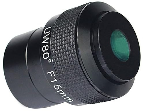 2 zoll UW 80 Grad Ultra Weitwinkel Teleskop Okular F15mm HD Astronomie Teleskop Okular Voll Multicoated Objektiv
