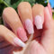 DANNI & TONI 28 Stickers Semi Cured Gel Nail Strips, Pink Accent Nails Gel Nail Stickers(Pink Sands),Glitter Flakes Salon-Quality Gel Nail Polish Strips