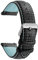 BERNY Carbon Fiber Uhrenarmband Quick Release Echtleder Uhrenarmband Modisches Raster Muster Uhrenarmband Weiches Leder Uhrenarmband für Männer und Frauen-20mm,22mm